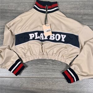Playboy cropped jacket
